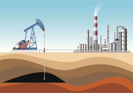 Нефть иллюстрация