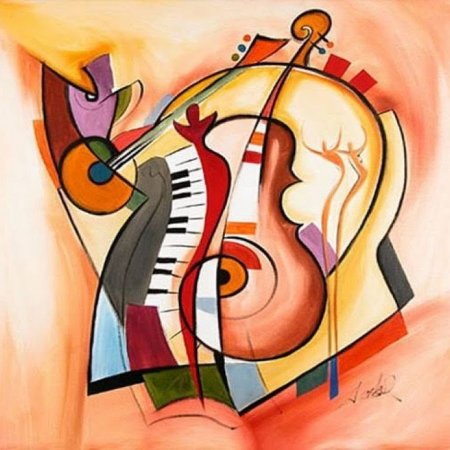 Альфред Гокель Абстрактная живопись