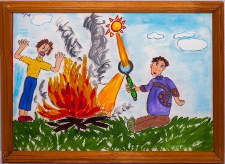 Рисунок на тему огонь