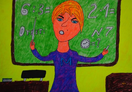 Рисунки на конкурс учителями славится Россия