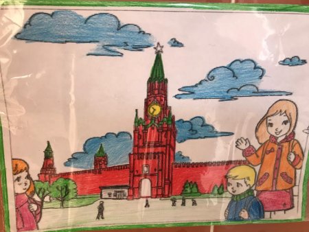 Рисунок ко Дню России