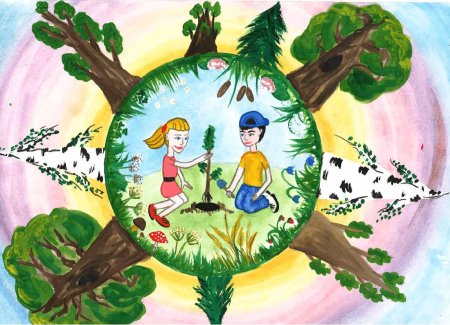 Рисунок на экологическую тему