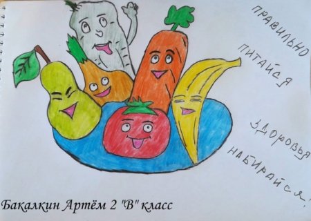 Здоровое питание здоровое поколение рисунок