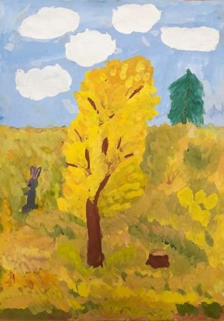 Осенний пейзаж 3 класс