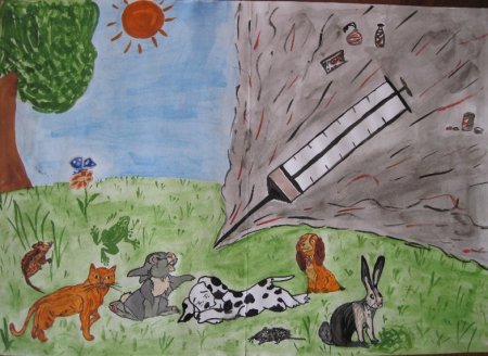 Защита животных рисунок