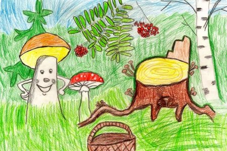 Рисунок на тему Живая природа
