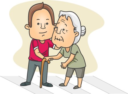 Проблемы пожилых людей рисунок