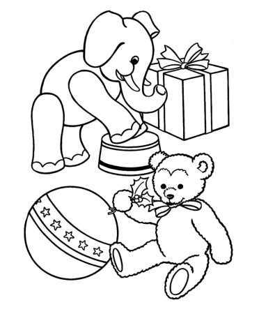 Раскраски игрушки для детей 4-5 лет