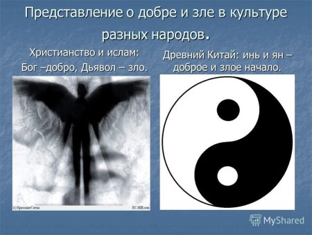 Добро и зло рисунок