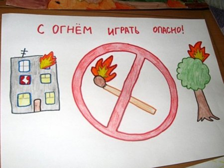 Рисунок по теме пожарная безопасность