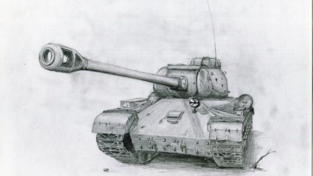 Зарисовка танк т-34