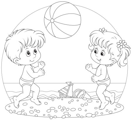 Летний отдых рисунок