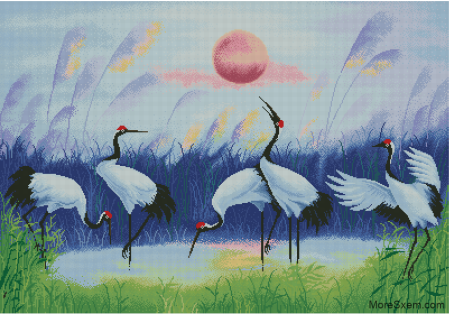 Журавлиный Клин живопись