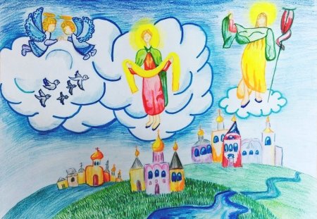 Крещение младенца в древней Руси