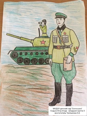 Рисунки на военную тему