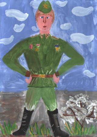 Защитники Родины рисование