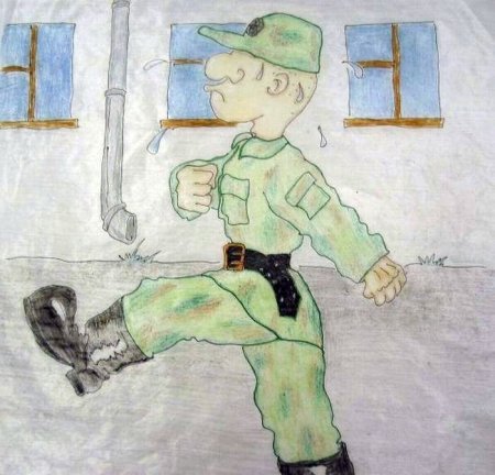 Армейские рисунки