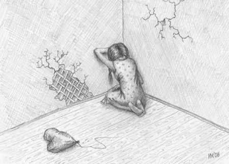 Грустные рисунки