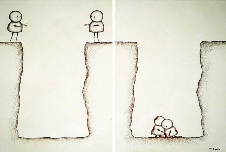 Рисунки карандашом расставание