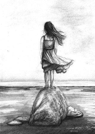 Рисунки карандашом грустные