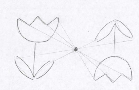 Центрально симметричный рисунок