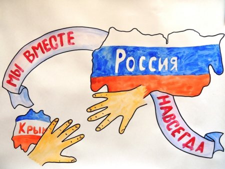 Плакат на тему Крымская Весна
