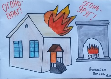 Огонь-друг огонь-враг рисунки