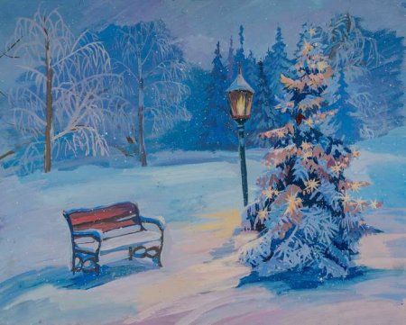 Рисунконка на тему Зимушка зима