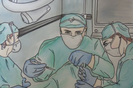 Рисунок врача для срисовки