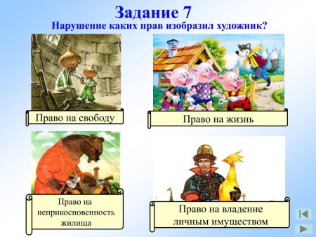 Права детей в сказках