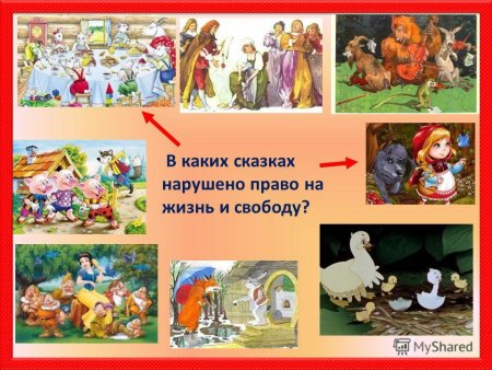 Права детей в сказках