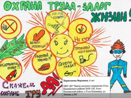 Охрана труда глазами детей