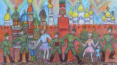 Детские рисунки к Дню города Тула