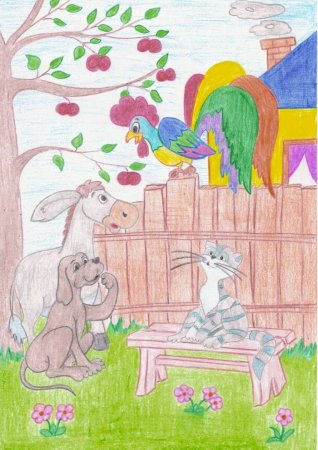 Рисунки к сказкам братьев Гримм