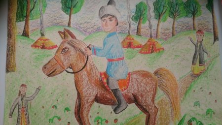 Урал батыр рисунок детей