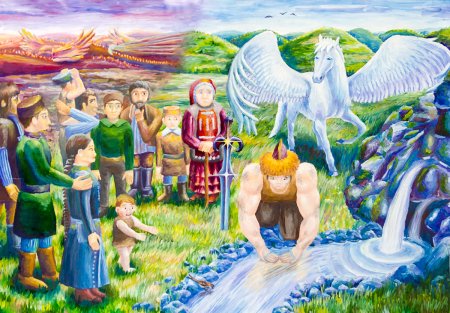 Герои эпоса Урал батыр