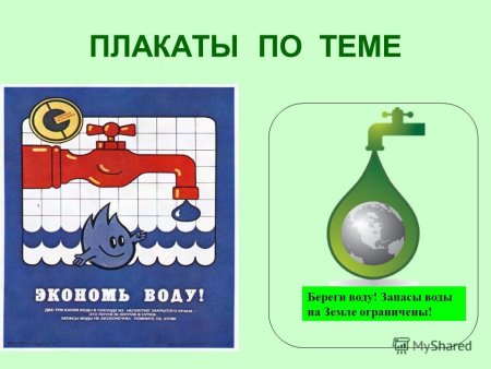 Аплакплакат берегите воду