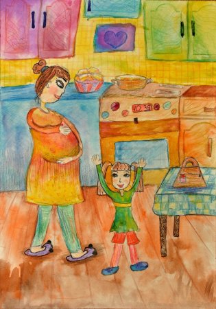 Рисунок мамы