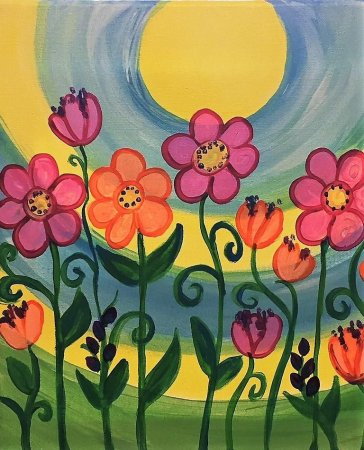 Цветы. Раскраска