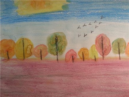 Пейзаж для первого класса