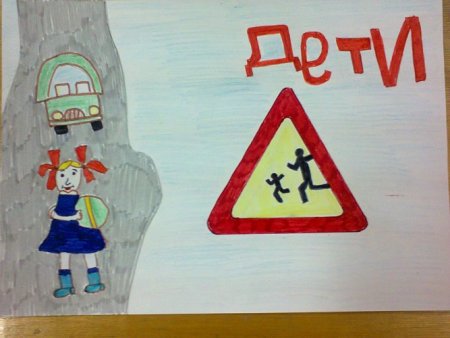 Конкурс рисунков дорожные знаки