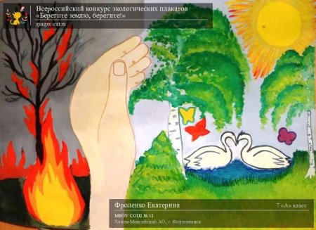 Плакат на тему осторожно огонь