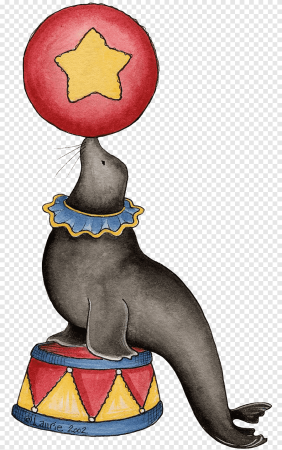 Детские рисунки на тему цирк