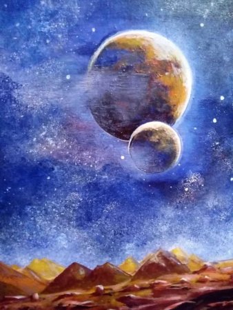 Рисование для детей космос