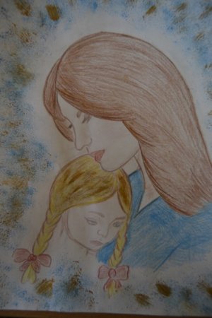Рисунок на тему мама