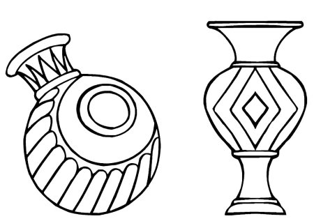 Ваза карандашом