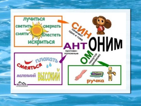Синонимы амонимыантонимы