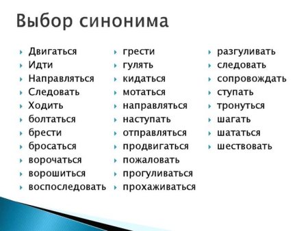 Синоним к слову выбор