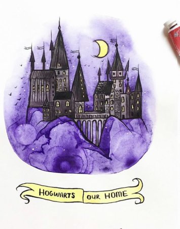 Гарри Поттер Хогвартс рисунки