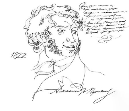 Рисунки Пушкина